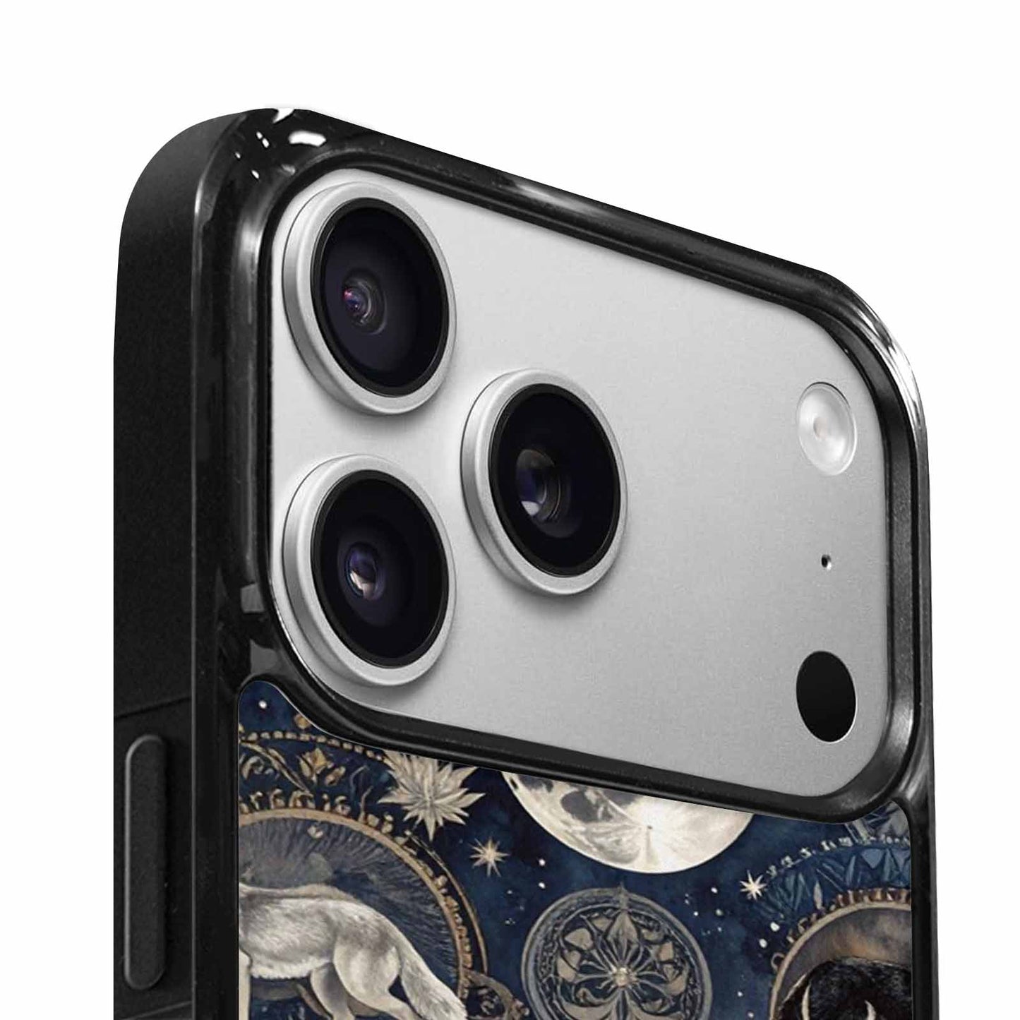 iPhone 17 Pro Case — Wolves Everywhere Collage Overlap Small Original, Customized Protective Case