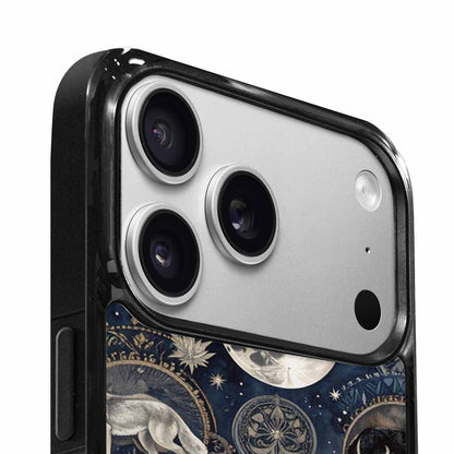 iPhone 17 Pro Case — Wolves Everywhere Collage Overlap Small Original, Customized Protective Case