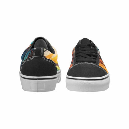 WOMEN'S Tie Lace-Up Canvas Kaleidoscope Sneakers