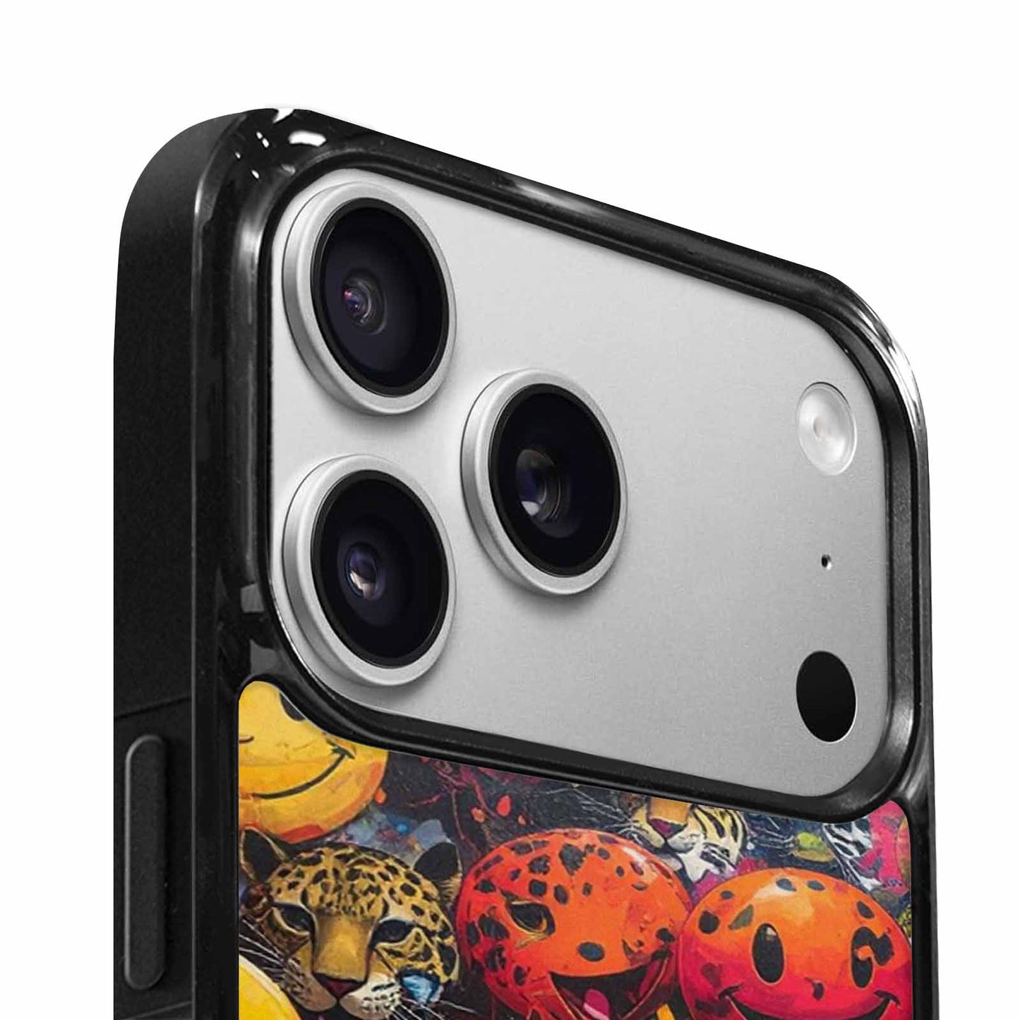 iPhone 17 Pro Case — Smiley Faces Pattern Hundreds Uy4 Original, Custom Print Case Cover