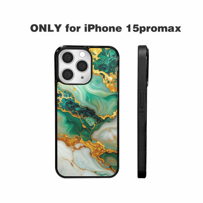 iPhone 15 Pro Max Case — Marble Gold, Customized Protective Case