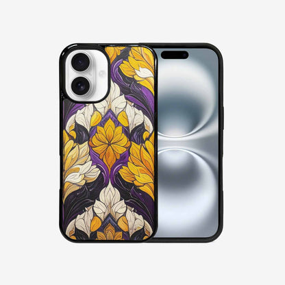 iPhone 16 Case — Nonbinary Flag Color Theme Small Rainbow, Custom Designed Case Cover
