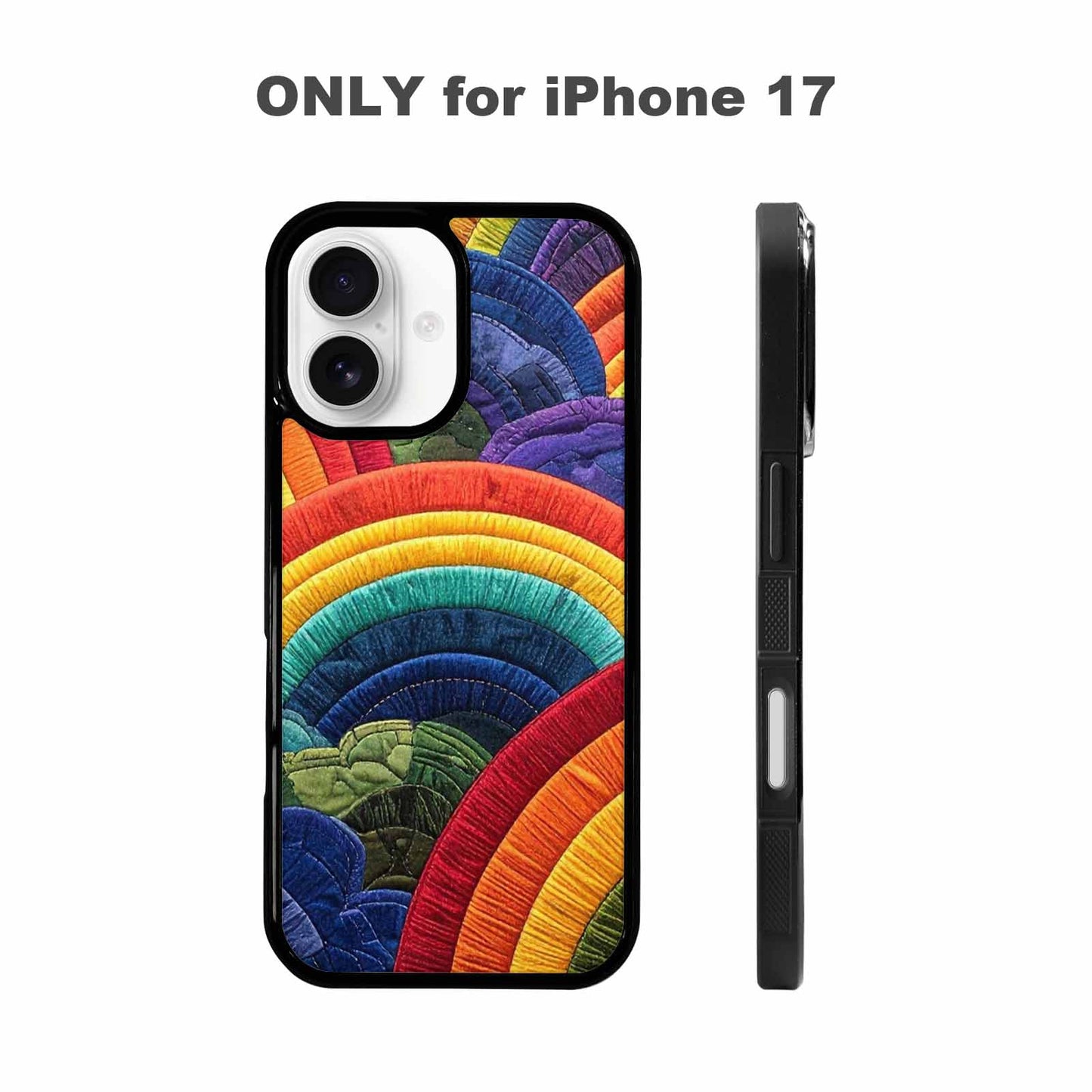 iPhone 17 Case — Vivid Camo Rainbow Camo, Custom Phone Case