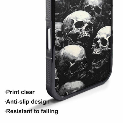 iPhone 17 Pro Case — Skull Dark Art Gothic Print Gothic, Unique Phone Case Design