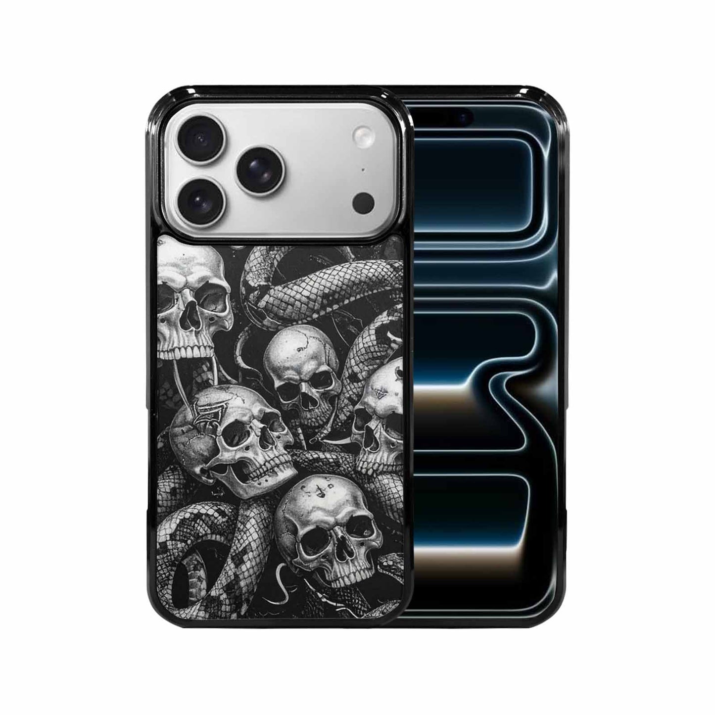 iPhone 17 Pro Max Case — Skull Dark Art Gothic Print Gothic, Original Design Phone Case