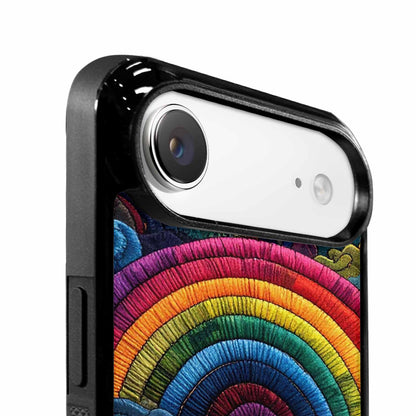 iPhone 17 Air Case — Vivid Camo Rainbow Arc Camo, Custom Printed Phone Case