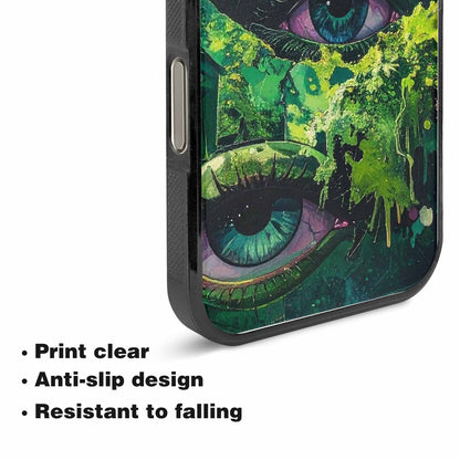 iPhone 15 Pro Max Case — Reptile Eye Cartoon, Personalized Phone Case
