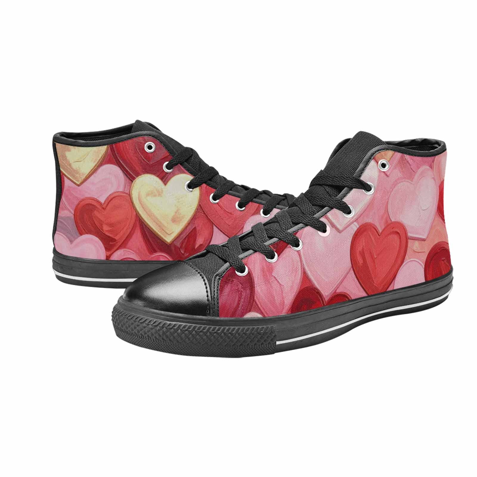 MEN'S No Words Or High Top Canvas Surreal Custom Sneakers