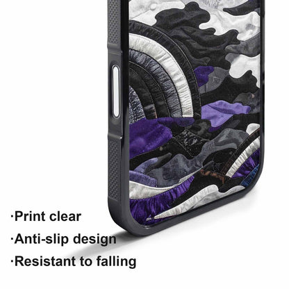 iPhone 17 Air Case — Vivid Camo Asexual Pride Camo, Custom Designed Case Cover