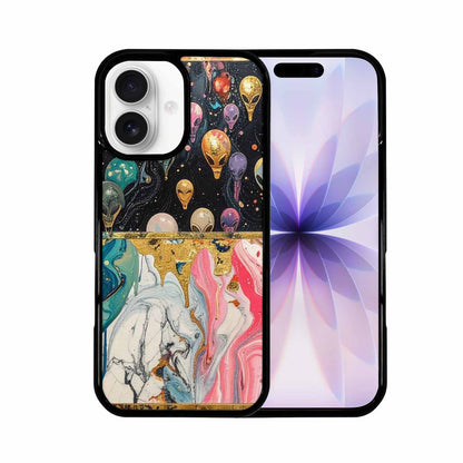 iPhone 17 Case — Aliens Marblealiens Pattern Alien Scifi, Personalized Phone Case