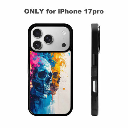iPhone 17 Pro Case — Skull Dark Art Gothic Print Gothic, Personalized Phone Case