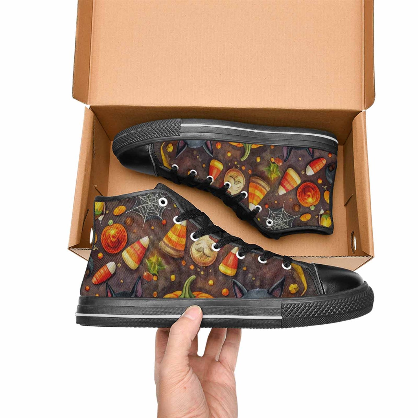 WOMEN'S Halloween High Top Canvas Dreamcore Custom Sneakers