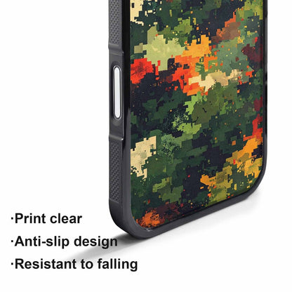 iPhone 17 Pro Max Case — Small Military Camouflage Blotch Camo, Custom Made Phone Cover