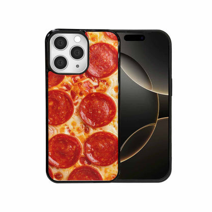 iPhone 15 Pro Max Case — Pepperoni Pizza Print Custom, Customized Protective Case