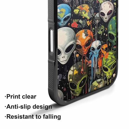 iPhone 17 Case — Aliens Camo Aliens Alien Scifi, Custom Art Phone Cover