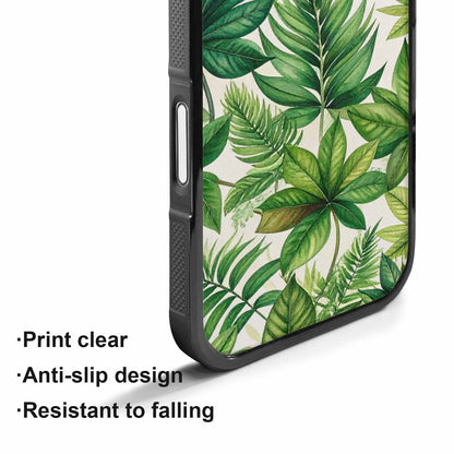 iPhone 17 Case — Small Seven Point Palmate Floral, Unique Phone Case Design