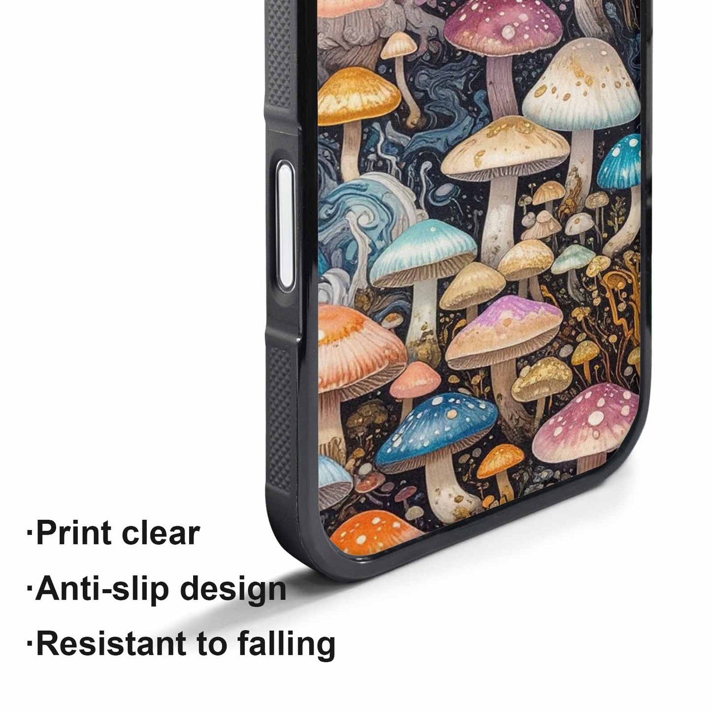 iPhone 17 Pro Max Case — Mushrooms Pattern Hundreds Of Original Art, Original Design Phone Case