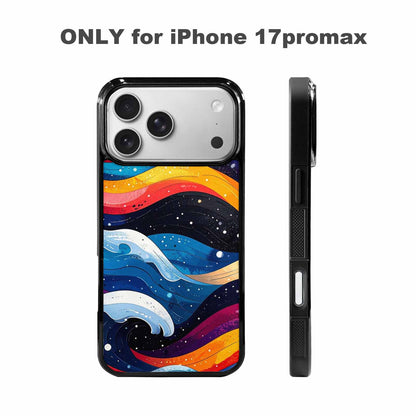 iPhone 17 Pro Max Case — Glossy Winter Wave Cartoon Cute, Customized Protective Case
