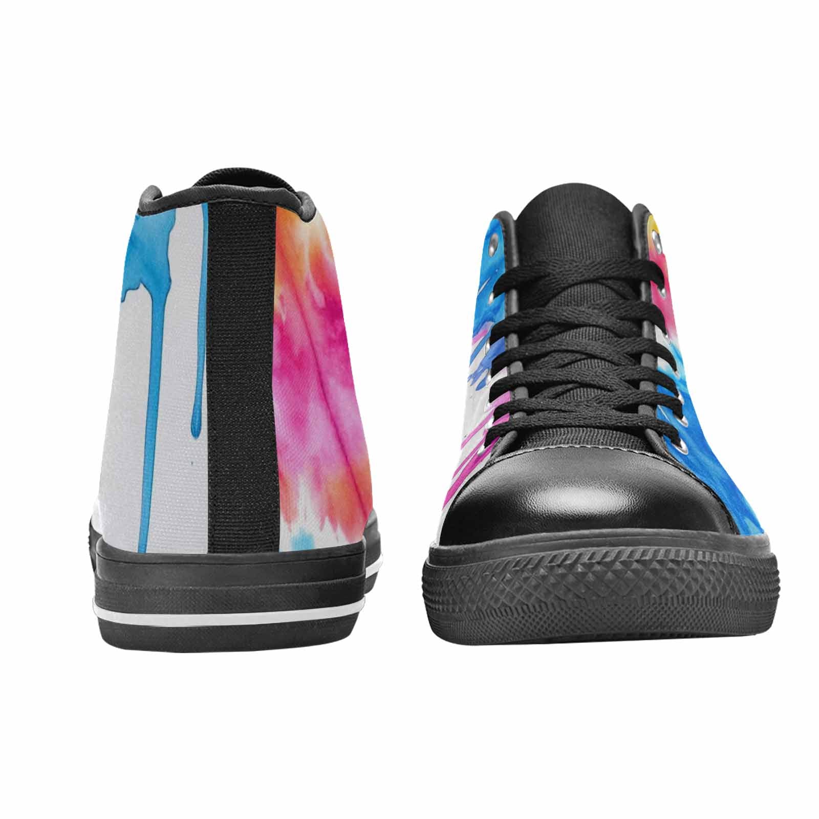WOMEN'S Tie Dye Drip High Top Canvas Dreamcore Shoes