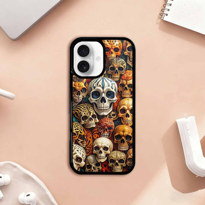 iPhone 17 Case — Skulls Animal Printskulls Patt Gothic Skulls, Original Design Phone Case