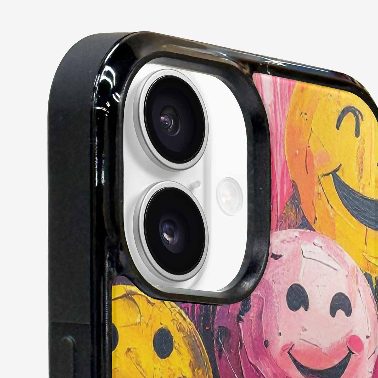 iPhone 16 Case — Smiley Faces Animal Printsmile, Unique Phone Case Design