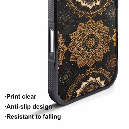 iPhone 17 Pro Max Case — Small Mandala Pattern, Randomly Floral, Personalized Phone Case