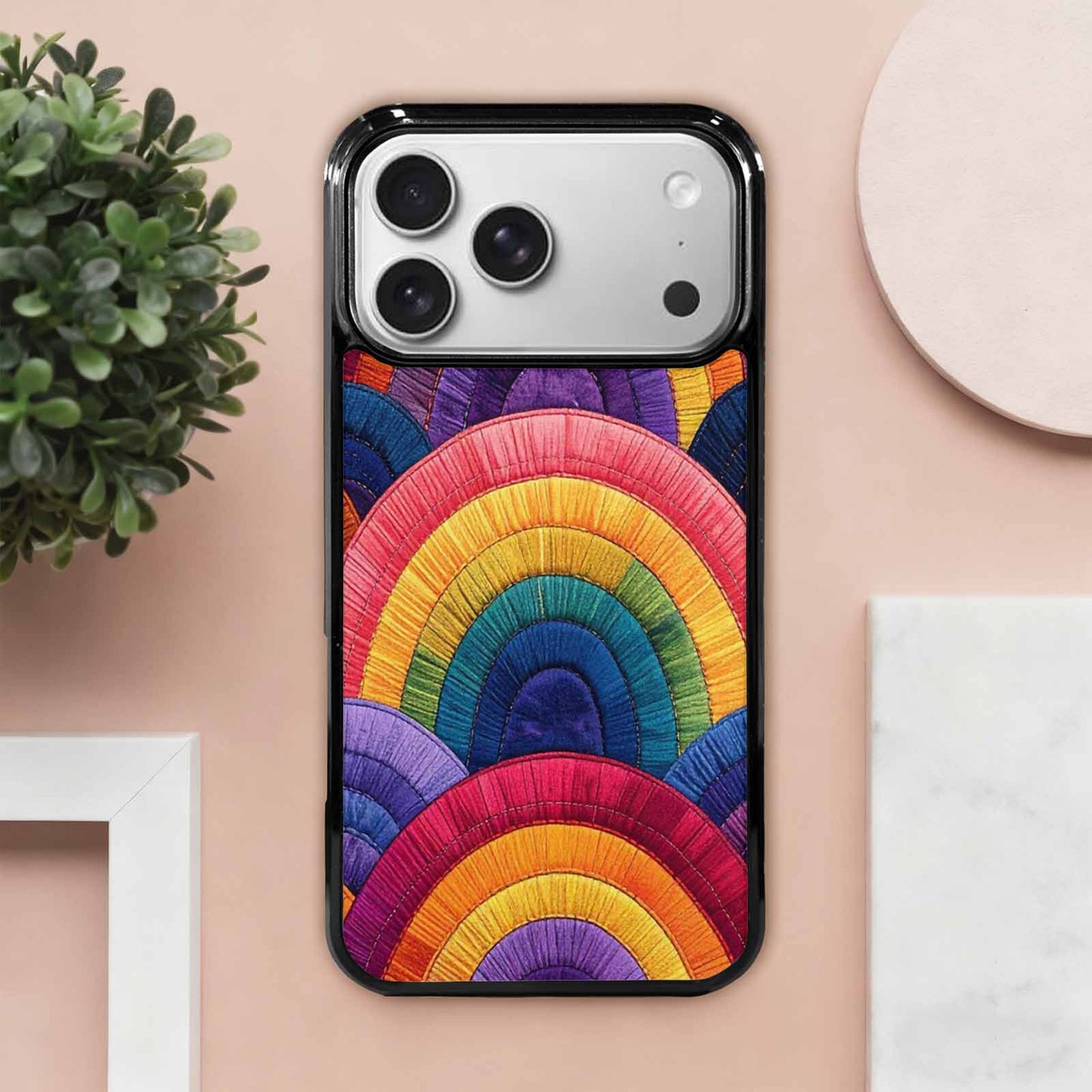 iPhone 17 Pro Max Case — Vivid Camo Rainbow Camo, Original Design Phone Case