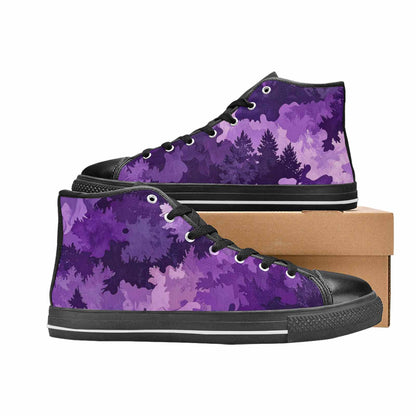 MEN'S Military Camouflage Blotch High Top Canvas Y2K Custom Shoes