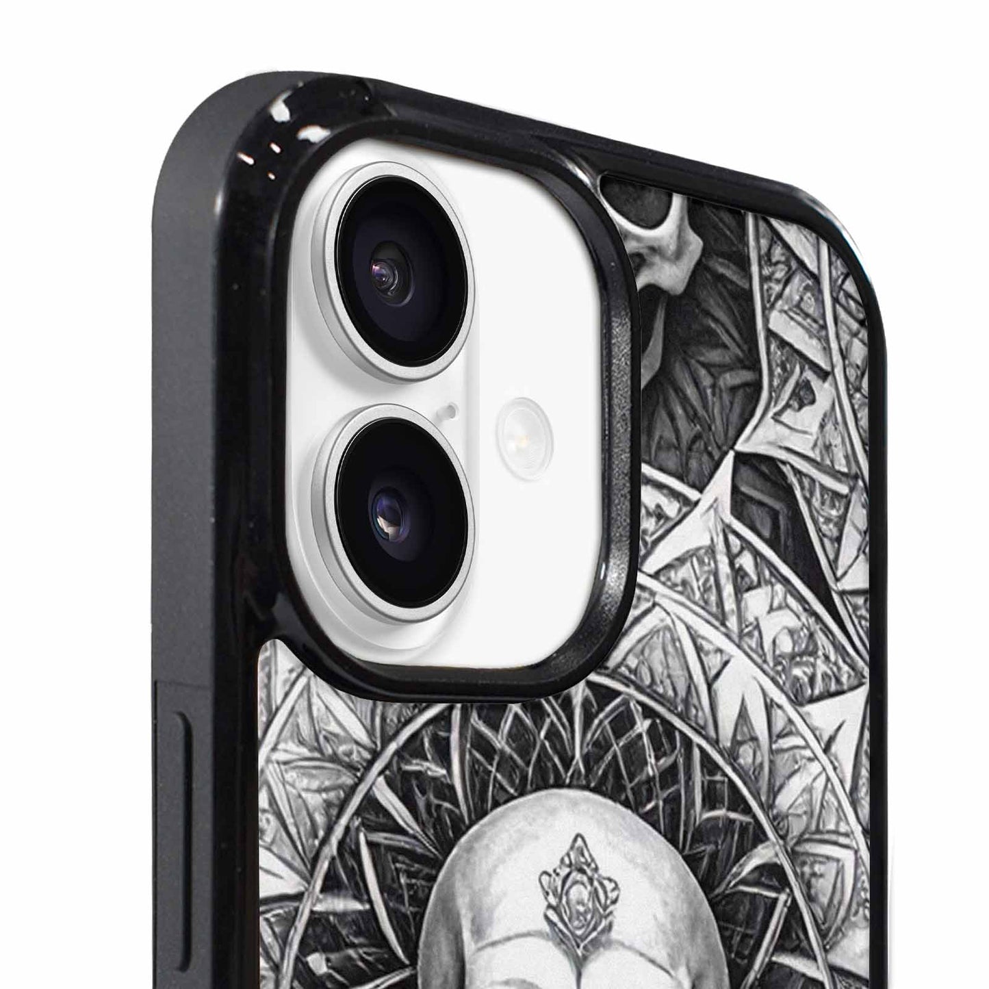 iPhone 17 Case — Skull Dark Art Gothic Print Gothic, Customized Protective Case