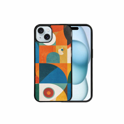 iPhone 15 Plus Case — 1990s Memphis Art Pattern, Personalized Phone Case