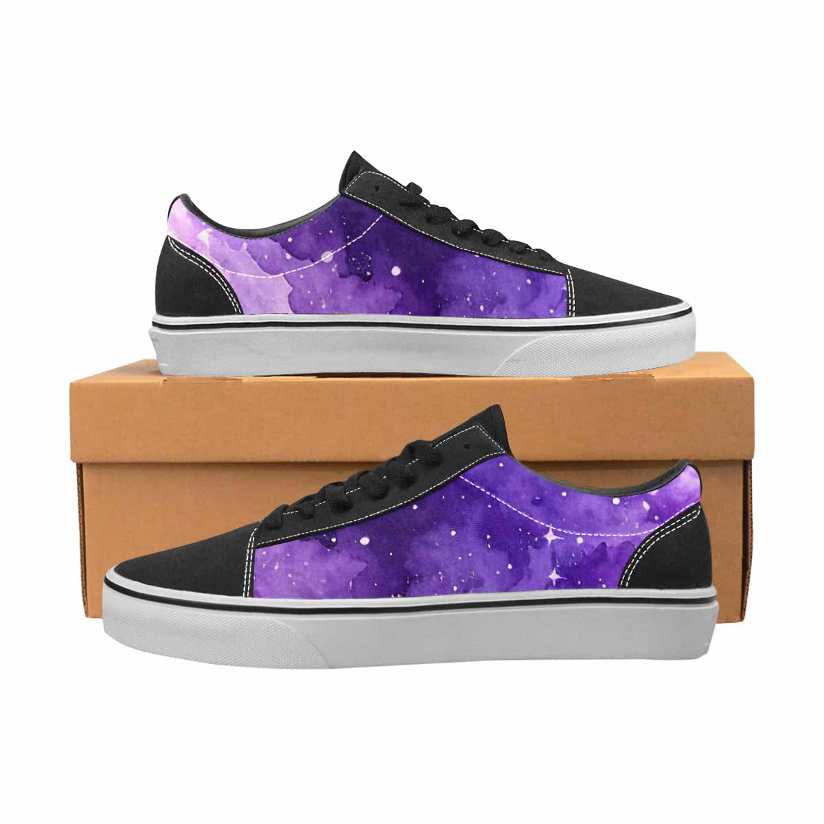 MEN'S Galaxy Art - Canvas Lace-Up Grunge Shoes