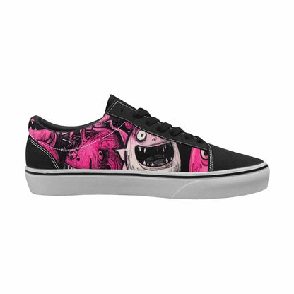 WOMEN'S Monsters (general) Lace-Up Canvas Dark Academia Sneakers