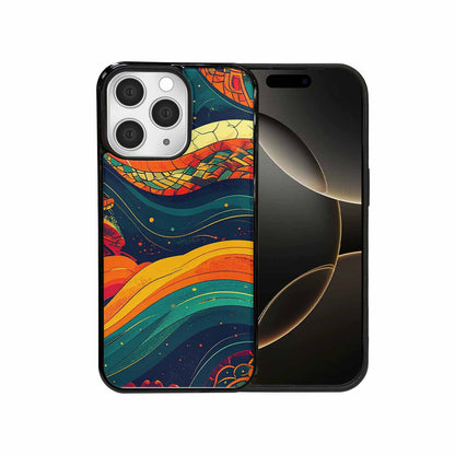 iPhone 15 Pro Max Case — Hippie Serpent Pulse, Custom Designed Case Cover