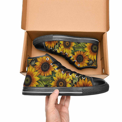 WOMEN'S Sunflower High Top Canvas Dreamcore Sneakers