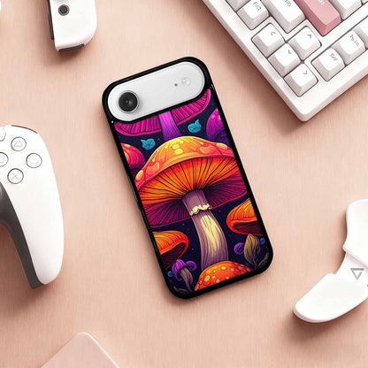 iPhone 17 Air Case — Psychedelic Mushroom Cartoon Pattern Cartoon Cute, Original Design Phone Case