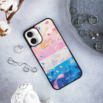 iPhone 16 Plus Case — Transgender Pride Flag Trans Pride Flag, Customized Protective Case