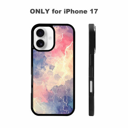 iPhone 17 Case — Vintage Spring Lightning Retro Vintage, Customized Protective Case