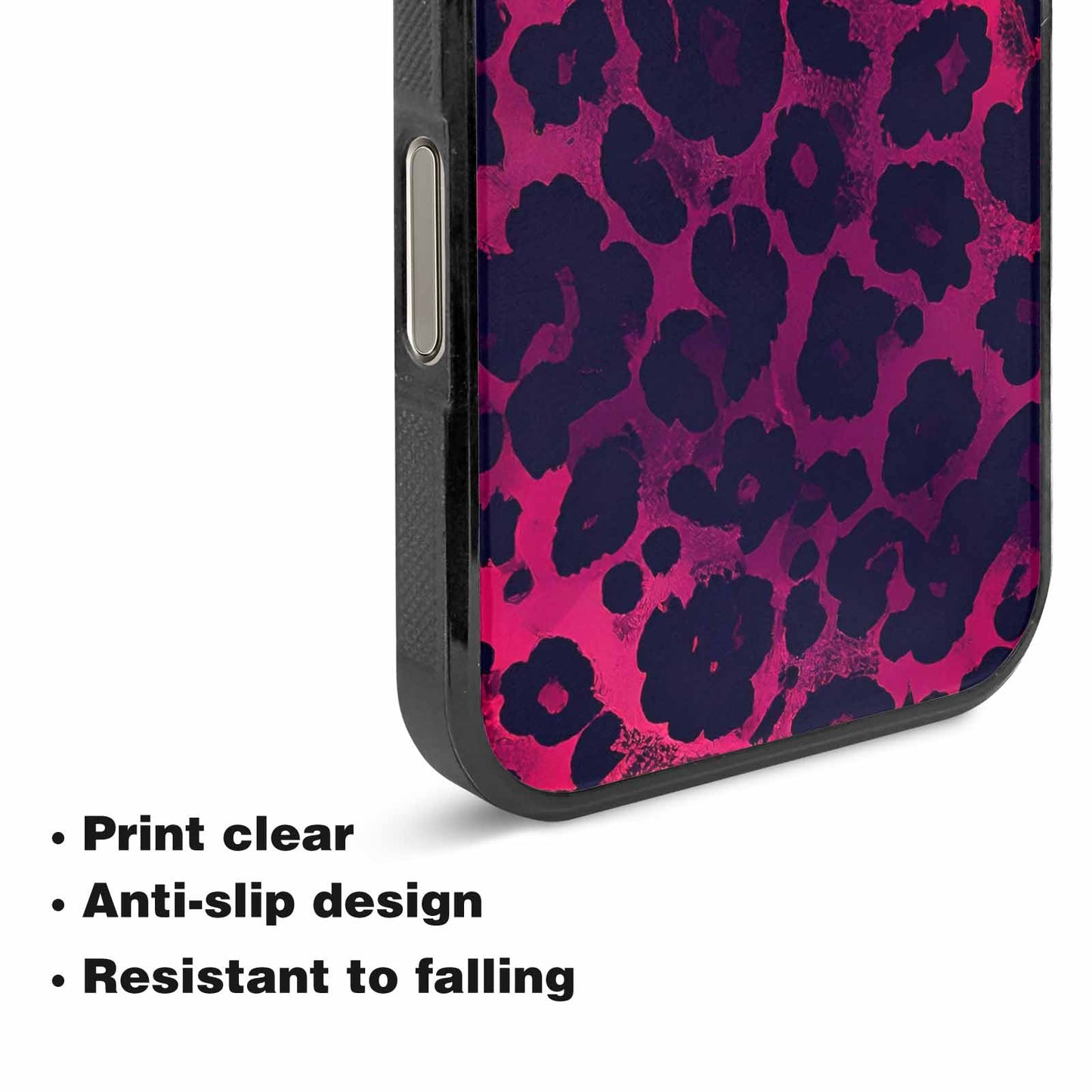 iPhone 16 Pro Max Case — Leopard Print Dark, Custom Phone Case