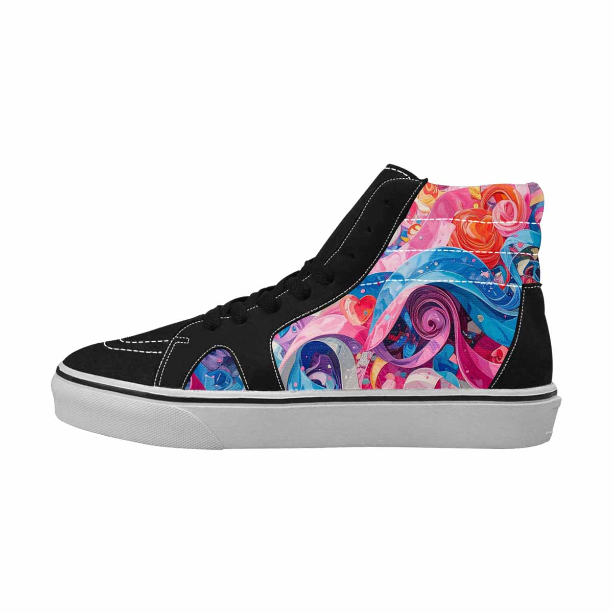 MEN'S Transgender Pride Flag High Top Canvas Dreamlike Shoes