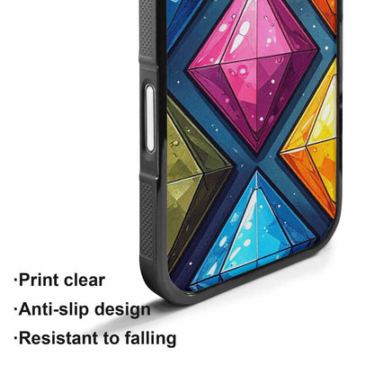 iPhone 17 Case — Vintage Summer Diamond Retro Vintage, Custom Print Case Cover