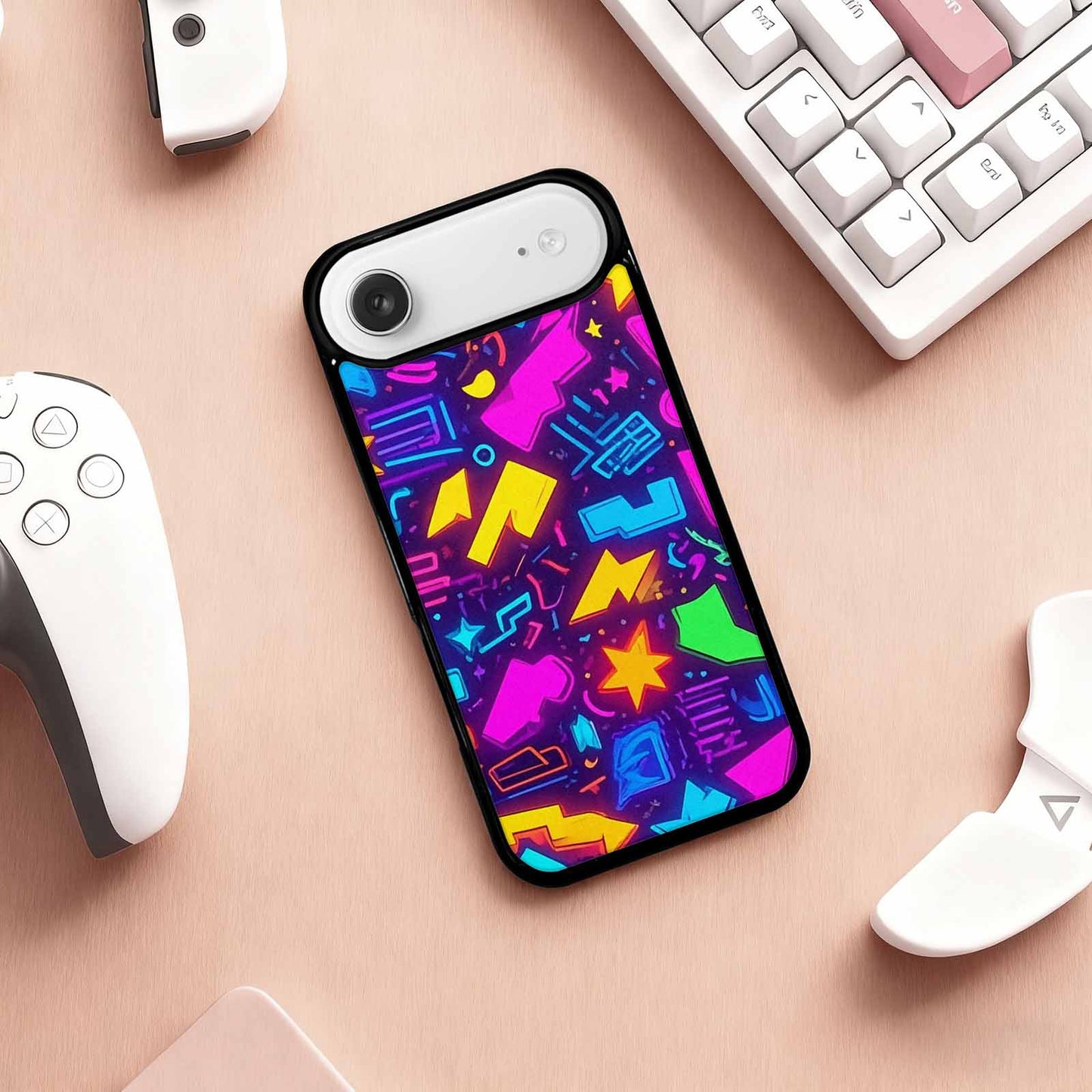iPhone 17 Air Case — Retro Motif Retro Motifs Pattern Retro, Custom Art Phone Cover