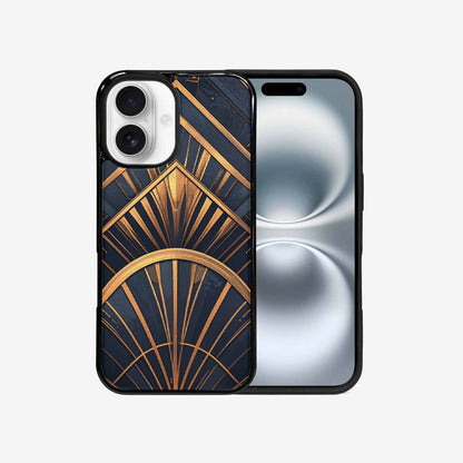 iPhone 16 Case — Art Deco Illustration Pattern, Unique Phone Case Design