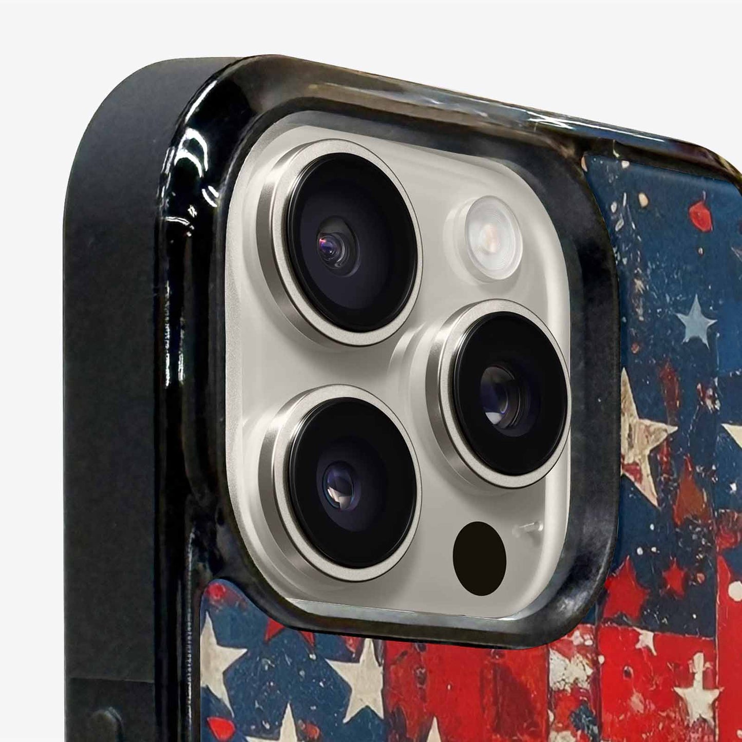 iPhone 16 Pro Case — Patriotic Stars And Stripes American Stars, Custom Print Case Cover