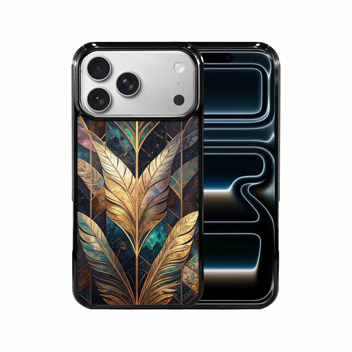 iPhone 17 Pro Max Case — Iridescent Animal Print Animal Print, Custom Art Phone Cover