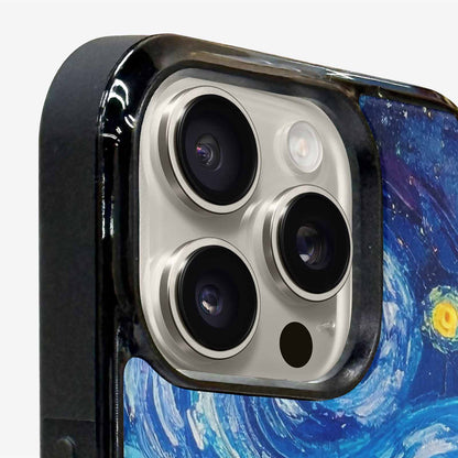 iPhone 16 Pro Max Case — Starry Night Van Gogh Paint Art, Custom Made Phone Cover