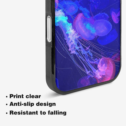 iPhone 16 Plus Case — Jellyfish Glow Jellyfish Glow Pattern Hundreds, Custom Print Case Cover