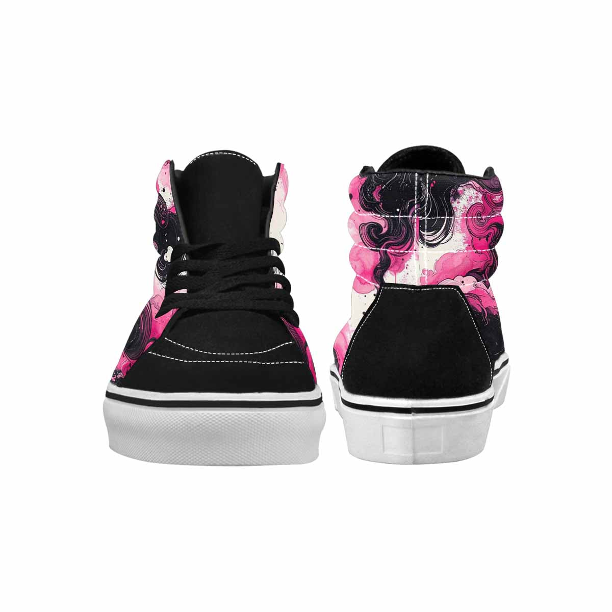 MEN'S Van Gogh Swirl High Top Canvas Wallpaper Art Sneakers