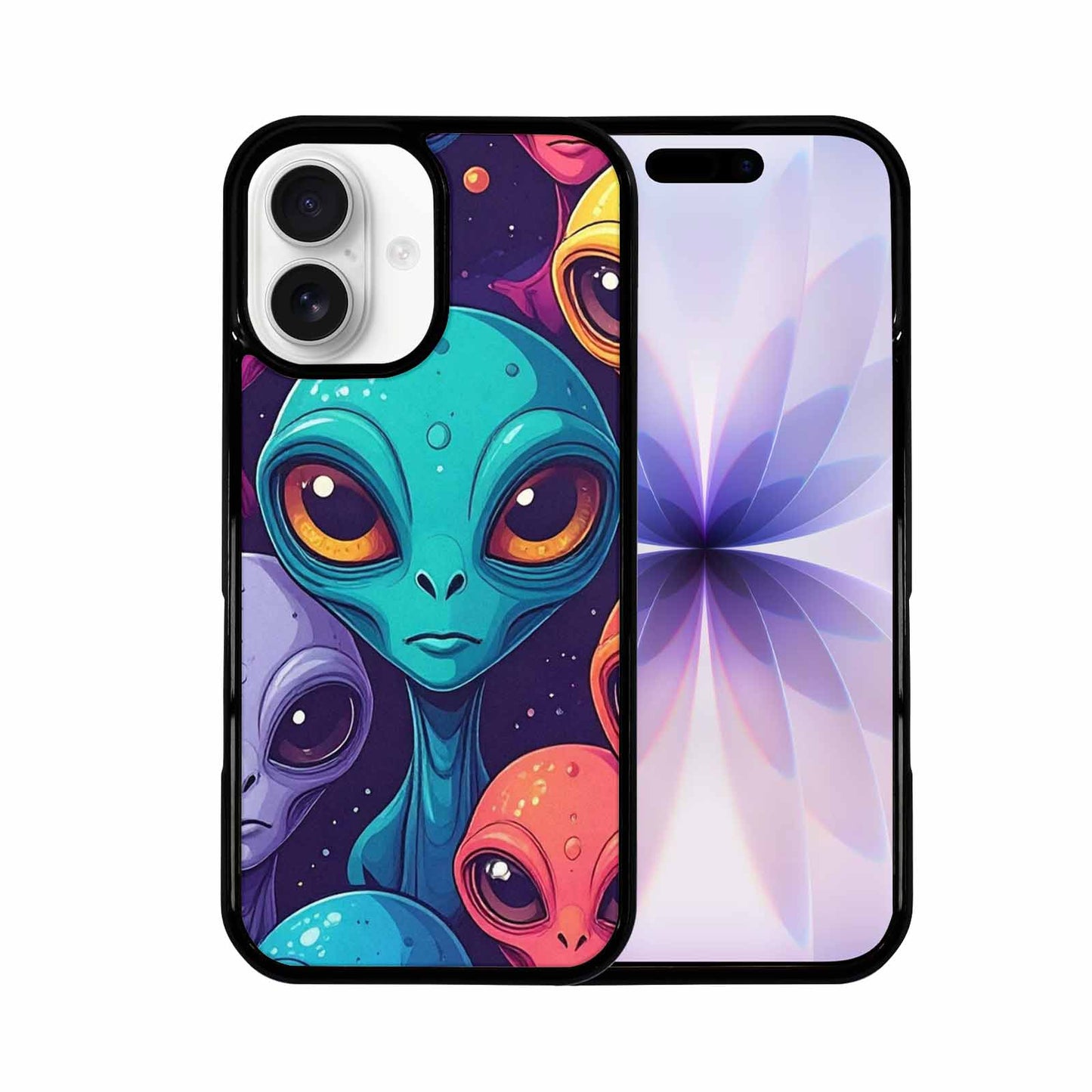 iPhone 17 Case — Alien Ufo Cartoon Art Alien Scifi, Personalized Phone Case