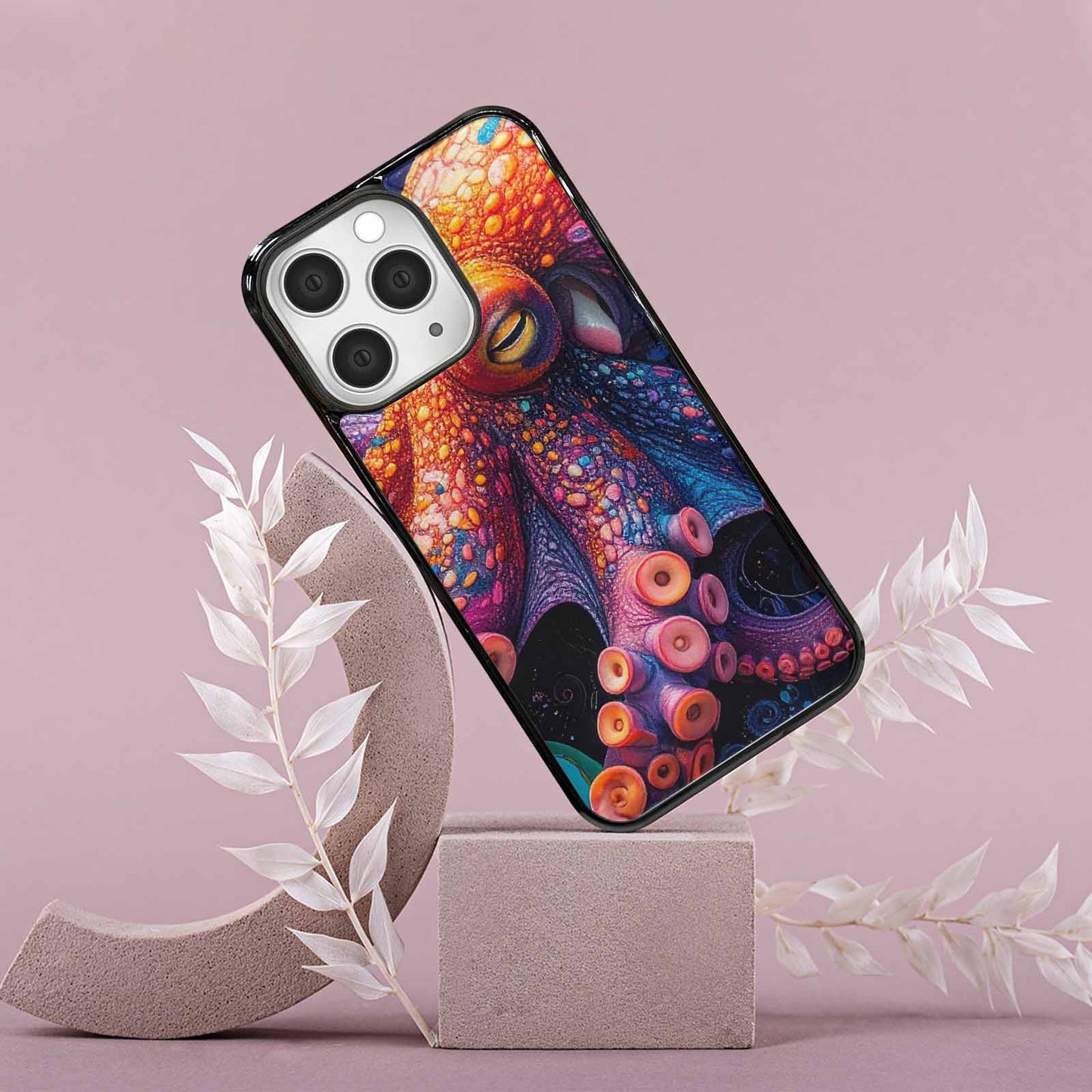 iPhone 15 Pro Max Case — Octopus Tentacle Octopus Tentacle Pattern Hundreds, Custom Printed Phone Case