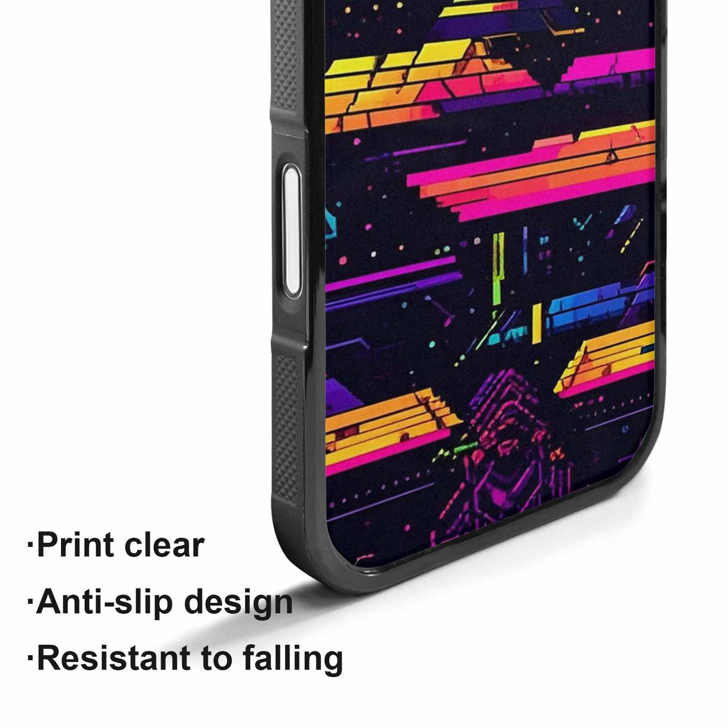 iPhone 17 Case — Retro Pixel Art Pattern, Retro Vintage, Unique Phone Case Design